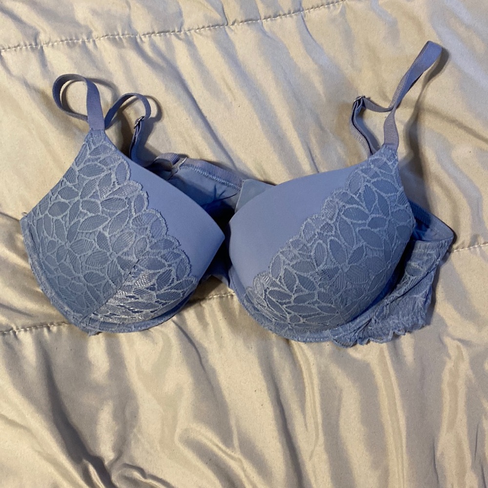 Aerie Blue Lace Bra 36C